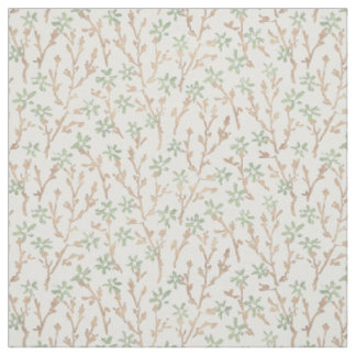 Tecido Padrão floral boho retrô. Sakura japonesa.
