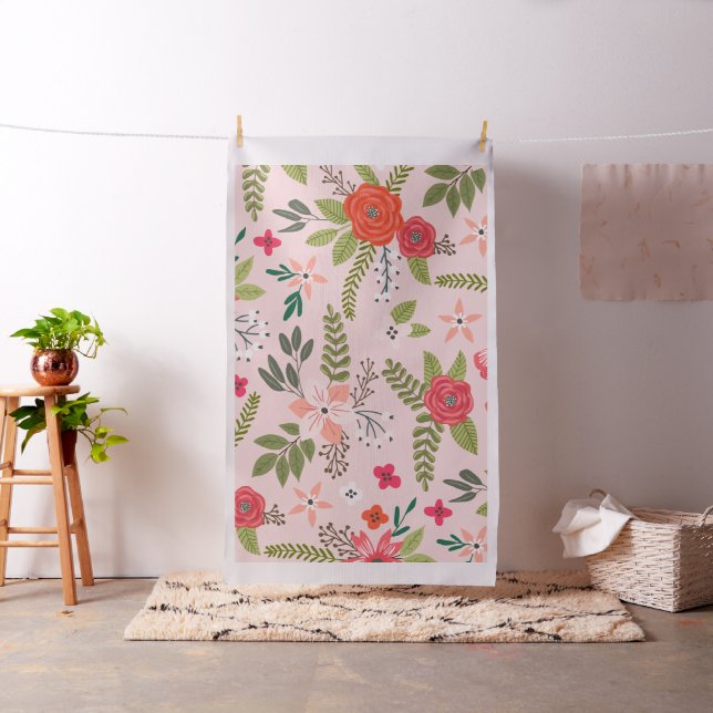 Tecido Padrão Floral Cottage Chic (In Situ)