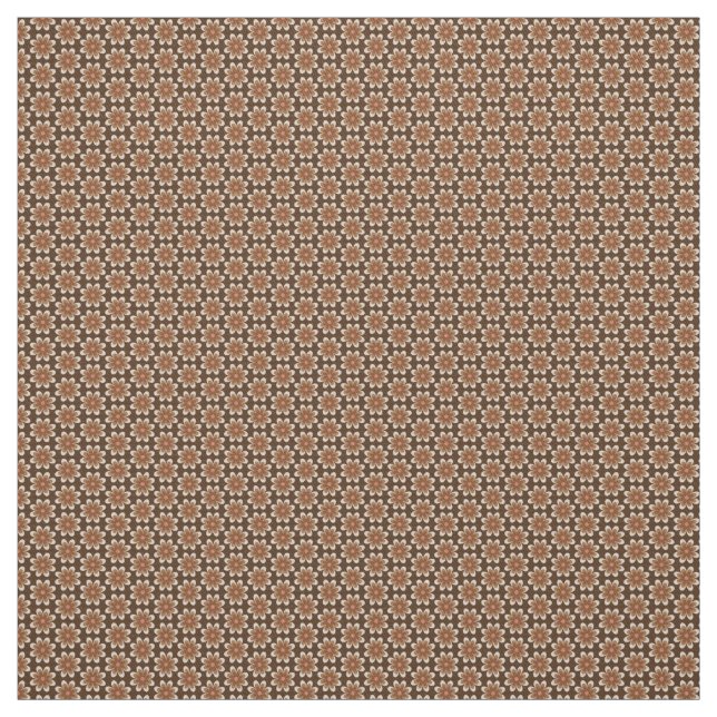 Tecido Padrão Floral do Flor Retro Flor com 70s (Modelo)