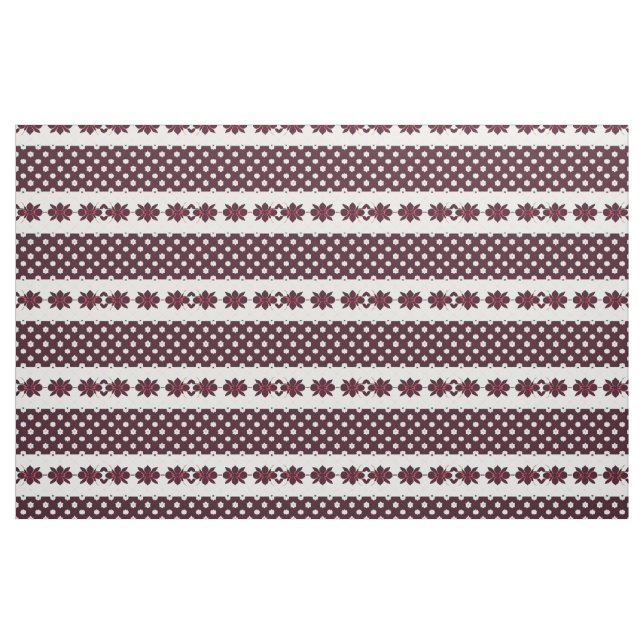 Tecido Padrão Floral Elegante com Lótus e Flor (Fat Quarter)