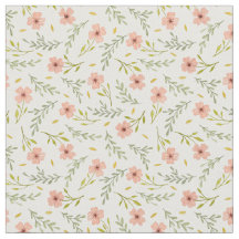 Padrão Floral Pastel em Aquarela Delicado e Minuci