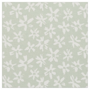 Tecido Padrão floral retrô em estilo boho.