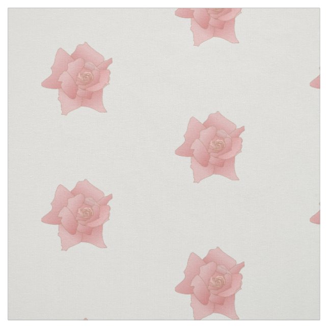 Tecido Padrão Floral Rosa Rosa Elegante (Modelo)