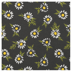 Tecido Padrão Floral Soft Daisy