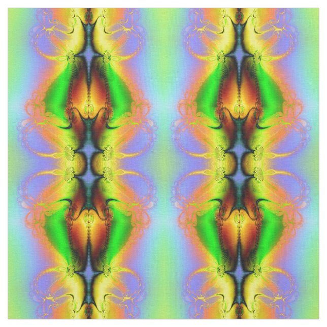Tecido Padrão Fractal de Abstrato moderno (Modelo)