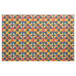 Tecido Padrão Geométrico Abstrato