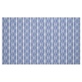 Tecido Padrão Geométrico abstrato Azul Branco