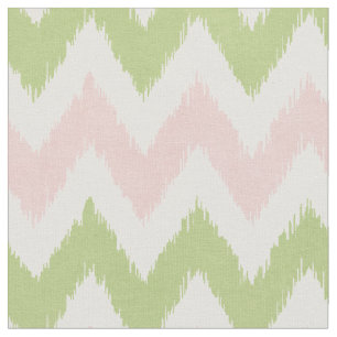 Tecido Padrão geométrico chic-rosa e verde