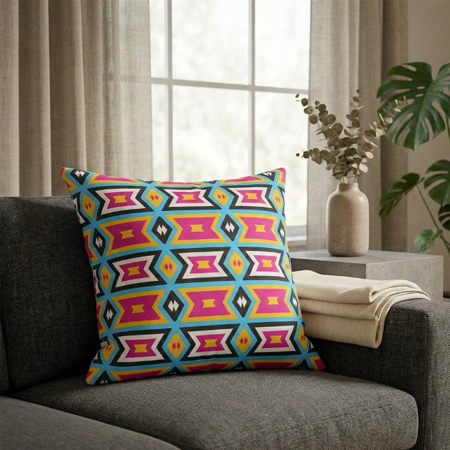 Tecido Padrão Geométrico Colorido da Trendy Tribal Aztec (Criador carregado)