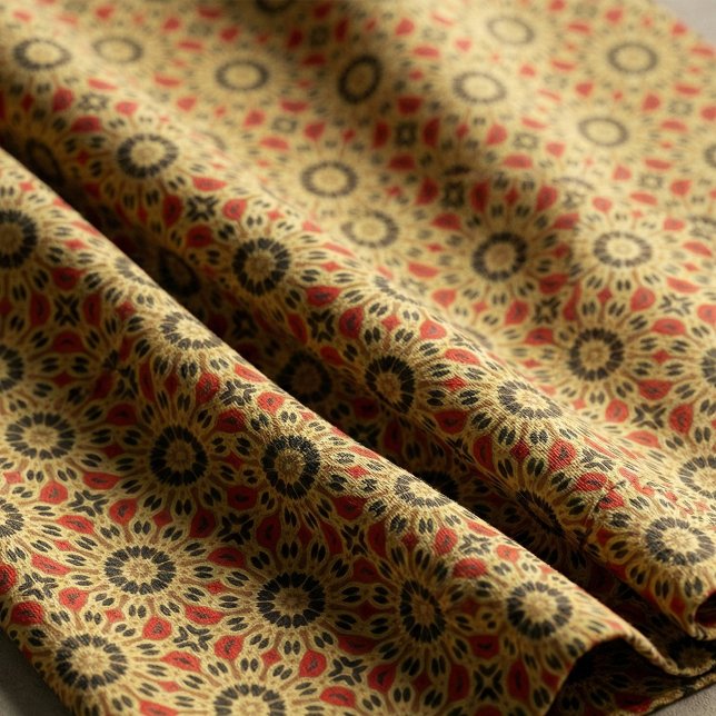 Tecido Padrão Geométrico Colorido de Boho Oriental (Criador carregado)