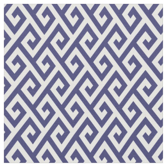 Tecido Padrão geométrico das teclas azul e branco (Detalhe)