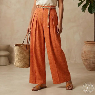Tecido Padrão Geométrico de Na moda Laranja sofisticado