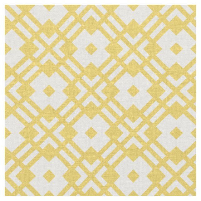 Tecido Padrão geométrico do abstrato amarelo-quic (Detalhe)