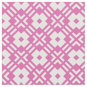 Tecido Padrão geométrico do abstrato cor-de-rosa-chic