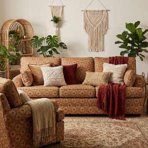 Tecido Padrão Geométrico na moda Mosaico Colorido