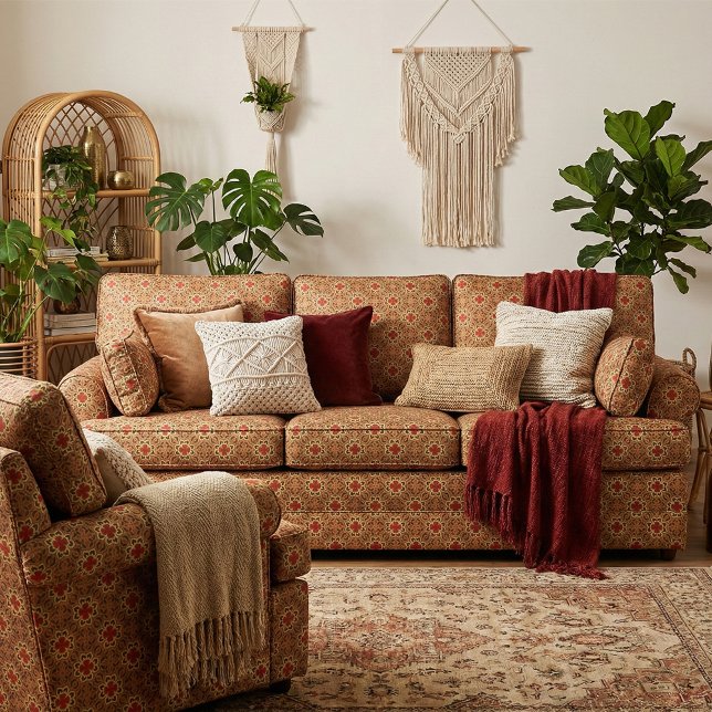 Tecido Padrão Geométrico na moda Mosaico Colorido (Criador carregado)