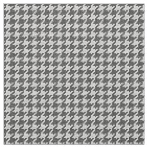 Tecido Padrão Geométrico Negro e Branco