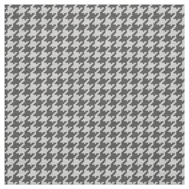Tecido Padrão Geométrico Negro e Branco (Modelo)