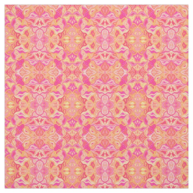 Tecido Padrão geométrico rosa (Modelo)