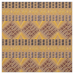 Tecido padrão geométrico tribal africano