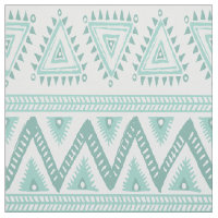 Padrão Geométrico Tribal Mint-Green