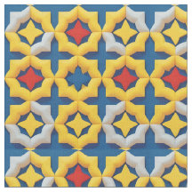 Padrão Geométrico Vibrante com Cores Ousadas