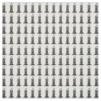 Tecido padrão gráfico de motivo yoga kundalini