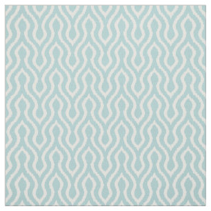Tecido Padrão ikat de chevron turquesa pastel fofo