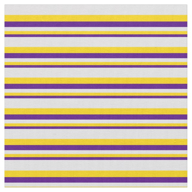 Tecido Padrão Indígo, Amarelo e Lavanda (Detalhe)