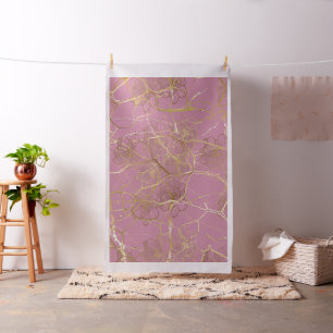 Tecido Padrão Kintsugi Japonês.