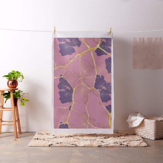 Tecido Padrão Kintsugi Japonês. (In Situ)