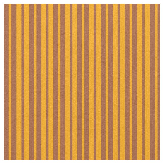 Tecido Padrão Laranja e Siena de Stripes (Detalhe)