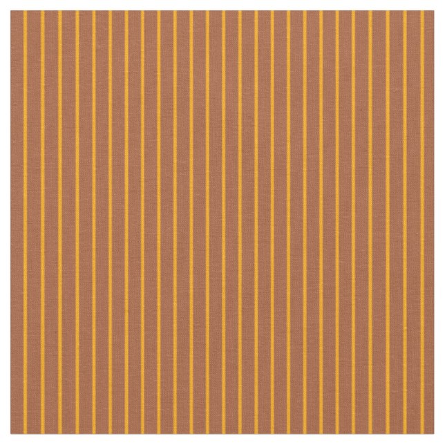 Tecido Padrão Laranja e Siena de Stripes (Detalhe)