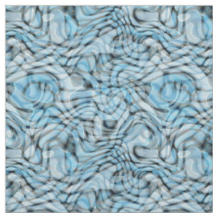 Tecido Padrão legal de ondas de Abstrato artístico