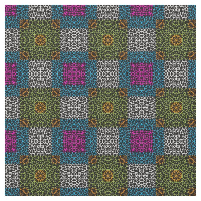 Tecido Padrão Leopardo Moderno #4 (Detalhe)