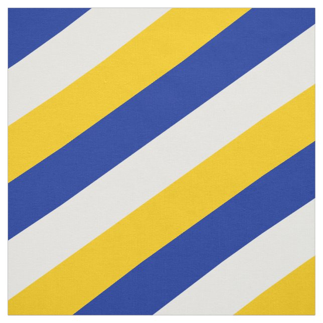 Tecido Padrão listrado azul, branco e amarelo (Modelo)