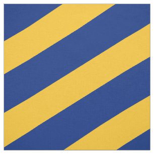 Tecido Padrão listrado azul e amarelo