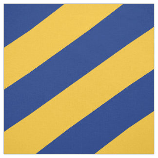 Tecido Padrão listrado azul e amarelo