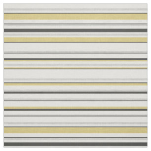 Tecido Padrão listrado texturizado. Preto, mostarda, cin