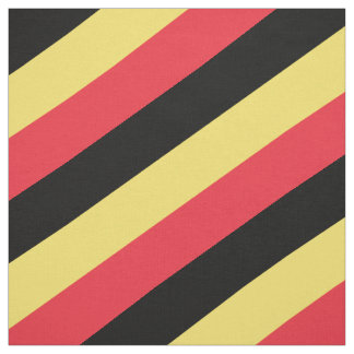Tecido Padrão listrado vermelho, preto e amarelo