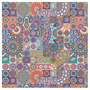 Tecido Padrão Mandala