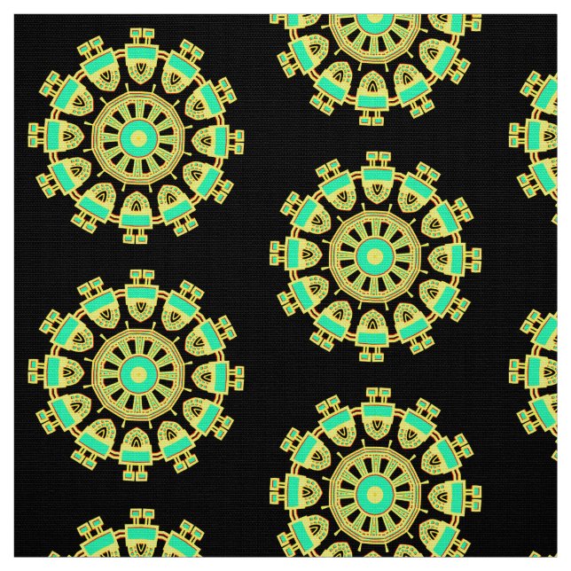 Tecido Padrão Mandala 110714(01) (Modelo)