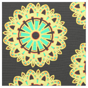Tecido Padrão Mandala 110714(010)