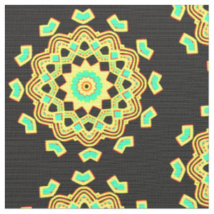 Tecido Padrão Mandala 110714(02)