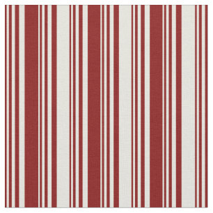 Tecido Padrão Maroon e Beige Colorido Vinculado/Striped