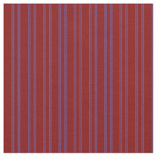 Tecido Padrão Maroon & Royal Blue Lines