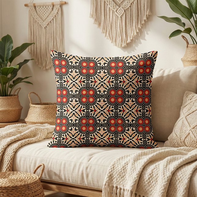 Tecido Padrão Mático Boêmico Árabe, Étnico Vibrante (Criador carregado)