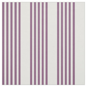 Tecido Padrão Mauve roxo e branco de cinco faixas