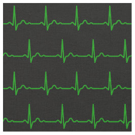 Tecido Padrão Médico do Ritmo de Frequência do Coração