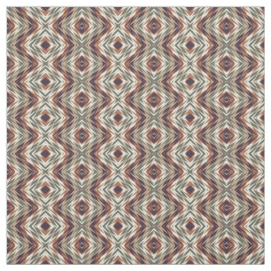 Tecido Padrão Mosaico Aztec Aztec Aztec, Castanho